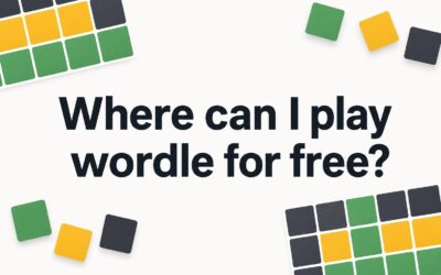 Where Can I Play Wordle for Free?